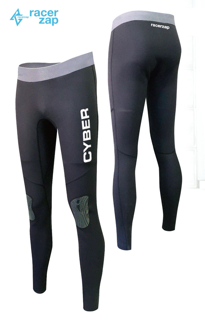 RACERZAP レーサーザップ MENS Ultimate 1mm Skinny Pants (ブラック/グレー/ブラック) SUP サップ ウェットスーツ サポートスーツ 1mm 男性用 メンズ 送料無料