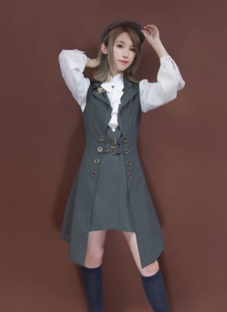 期間限定お試し価格 ロリータ服 ロリータファッション ミディアムスカート 3色 秋冬 クラシカル クラロリ 上品 学生風 学園風 英国風 ストライプ  コルセット付き ふん 通販