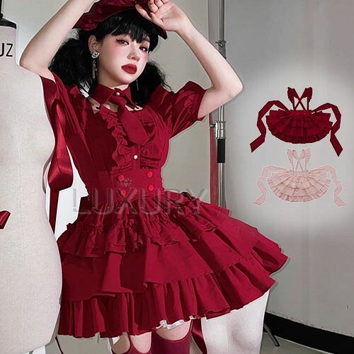 【納期60日】ゴスロリファッション ゴスロリ スカート のみ 3色 ミニ丈 ショート丈 膝上 パンク アジアン ガーリー ハード レディースファッションイベント 撮影 舞台 撮影用｜LUXURY