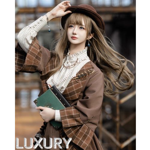 鉤レア↑ スチームパンクでゴシックな連打フックボタンのフローラル柄ジャケット 楽天市場】スチームパンク steampunk ショートジャケットのみ 羽根