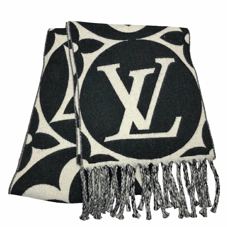 『正規品』レア ルイヴィトンエシャルプヴィゾンモノグラム 楽天市場】【美品】ルイヴィトン マフラー モノグラム エシャルプ