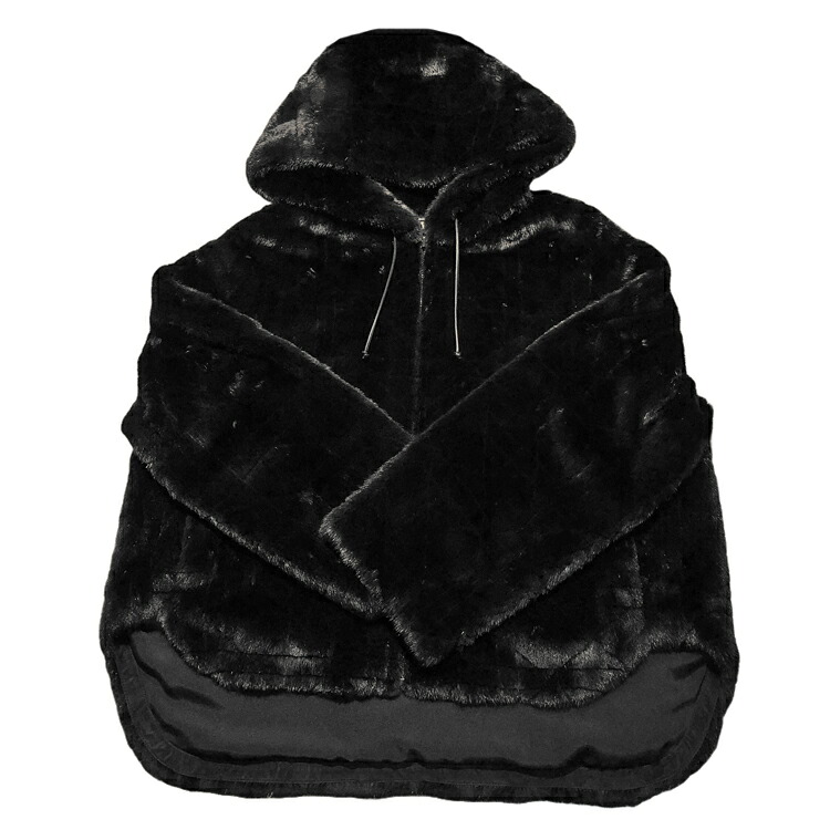 【中古】Christian Dior クリスチャンディオール カナージュ ミンクのコート毛革 ジップアップ フーディ 246C47AF037 黒いこと ボンネット メンズ  size\u003d44 XS大きさ 地絹 中古品 本物 貨物輸送込み 貨物輸送無料!!