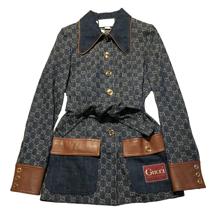 GUCCI グッチ デニムジャケット サイズ40 小さめ 楽天市場】【GUCCI】グッチ『GG柄 デニムジャケット size40