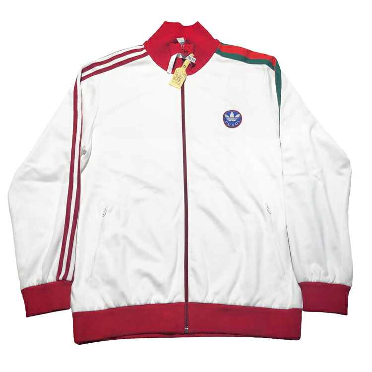 楽天市場】【中古】GUCCI×adidasノーカラージャケット 707683
