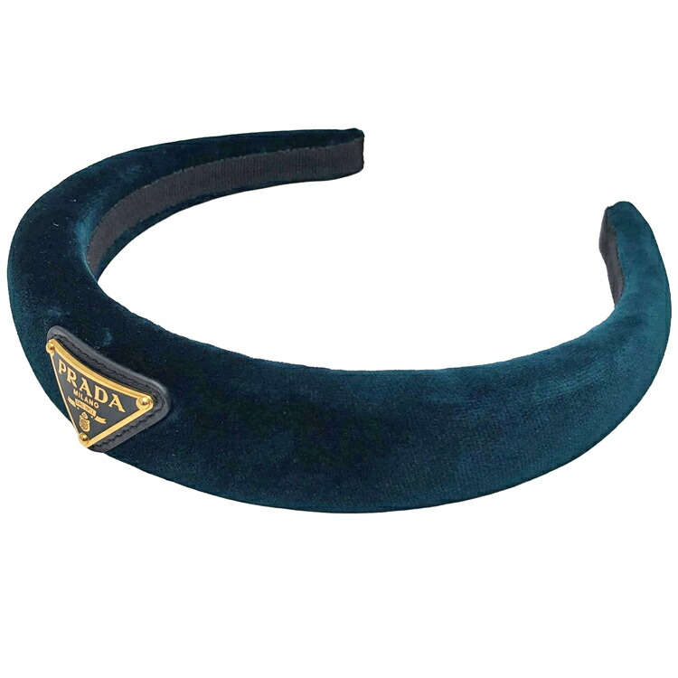 楽天市場】PRADA プラダ カチューシャ ブラック 1IH016 068 F0002