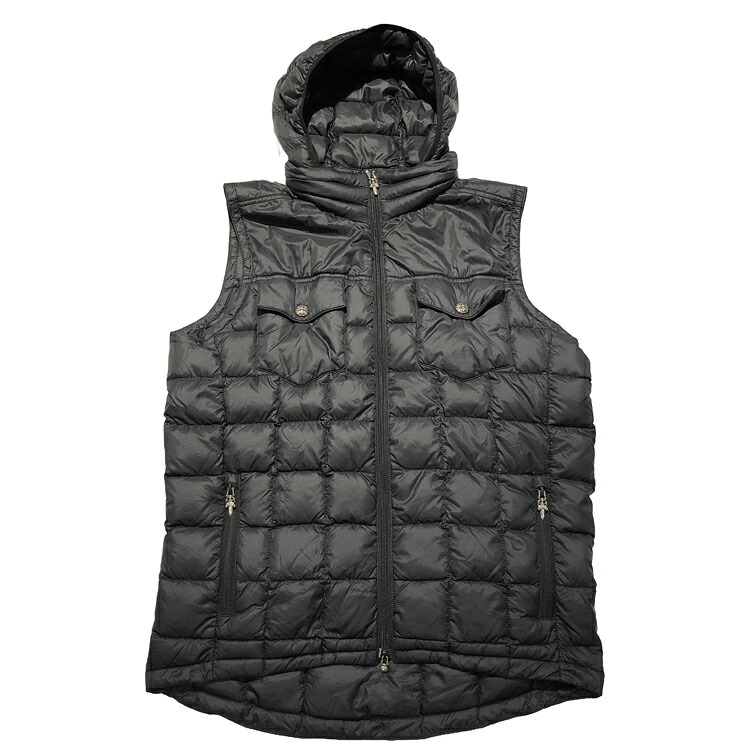 【中古】 CHROME HEARTS クロムハーツ 4衣嚢 ダガーZIP ナイロン 落ち込む限りない 2216-304-8610 M大きさ メンズ 黒いこと 本物 貨物輸送込み 貨物輸送無料!!