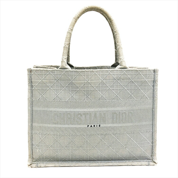 美品　Christian Dior ディオール ブックトート ミディアム　バッグ 楽天市場】【中古】ディオール ブックトート ミディアム レザー