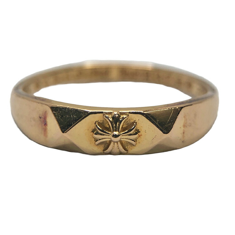 BUBBLGM MINI HALF CRSBL バブルガムクロスボール CHROME HEARTS BUBBLEGUM MINI HALF CROSSBALL RING クロム