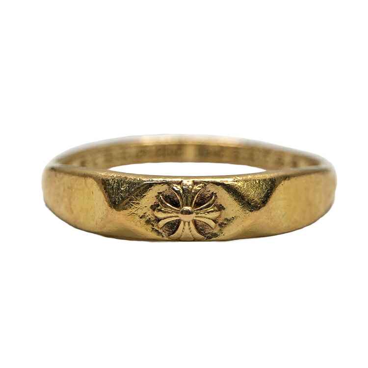 クロムハーツ　バブルガムピラミッドプラス ゴールドリング 22K 17号 楽天市場】CHROME HEARTS BUBBLEGUM PYRAMID PLUS RING クロム
