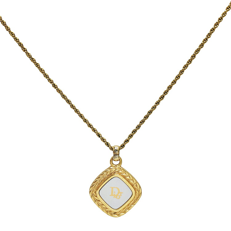 【中古】 Christian Dior クリスチャン クリスチャンディオール CDロゴタイプお皿 頸飾り シャンデリヤ レディース 本物 貨物輸送込み!!