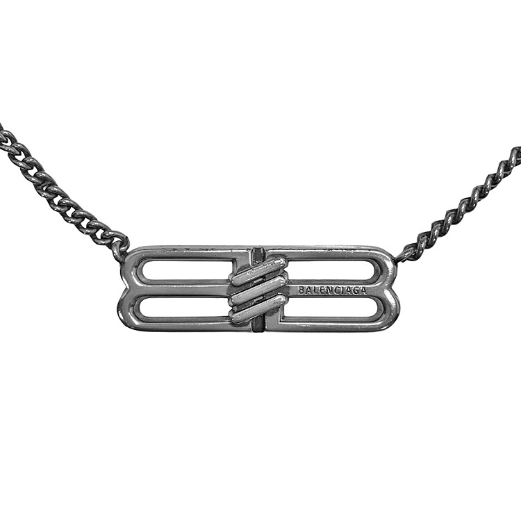 楽天市場】BALENCIAGA バレンシアガ ネックレス BB ICON 696223 TZ99I