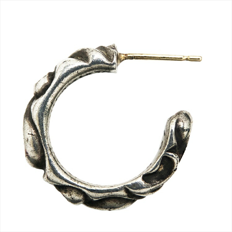 楽天市場】クロムハーツ 【CHROMEHEARTS】 プレーンフープピアス