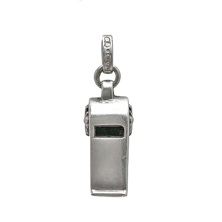 【中古】 Chrome Hearts クロムハーツ WHISTLE TNY PLS タイニー 呼び子 CH足し加える 惹きつける シャンデリヤ いの一番 首飾り しろがね色 SV925 メンズ レディース 本物 貨物輸送込み!!