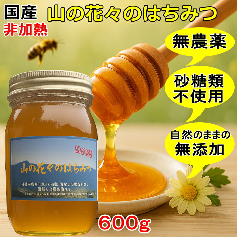 日本蜜蜂蜂蜜（1,1㎏×1本) 国産 純粋 はちみつ 春の蜜1Kg 蜂蜜 ハチミツ 国産はちみつ 百花