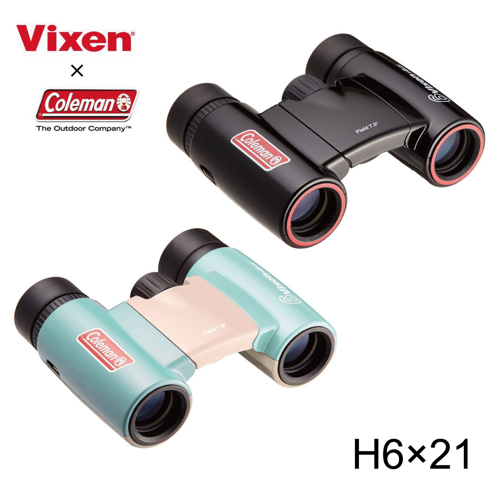 楽天市場】Vixen ビクセン 双眼鏡 6倍 Coleman コールマン H6×21