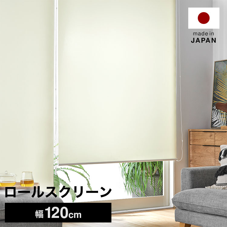 楽天市場】ロールスクリーン ロールカーテン 目隠し めかくし 無地 幅