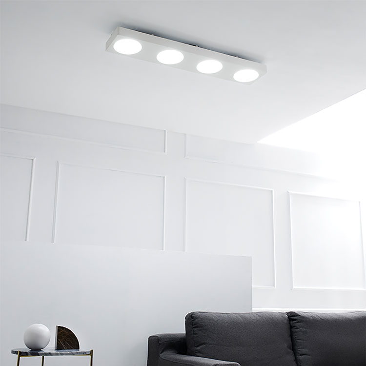 【楽天市場】シーリングライト キッチン 照明 led 薄型 おしゃれ シーリング 縦長 リビング 寝室 電気 照明器具 6畳 8畳 調色調光 ...