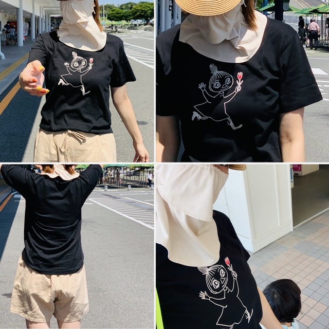 楽天市場 Moomin ムーミン レディース ミムラねえさん リトルミィ姉 綿100 プリント Uネック Tシャツ 半袖 カットソー Cordialclothing メール便選択で送料無料 ラグゼアンダーウェアショップ