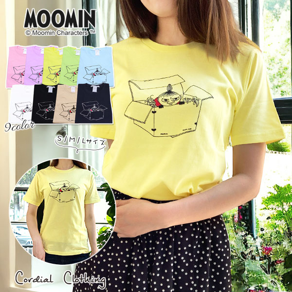 楽天市場 21ss新作 Moomin リトルミイ ムーミン レディース プリント ラウンドネック Tシャツ 綿100 日本製 半袖 カットソー Cordialclothing メール便選択で送料無料 ラグゼアンダーウェアショップ