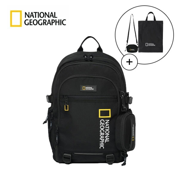 ＼海外限定モデル／【NATIONAL GEOGRAPHIC】タイニー リュックサック N261ABG050 ナショナルジオグラフィック（20L 小物 ケース ショルダー トート バッグ 付き ポケット 内ポケ 仕切り 通学 通勤）【予約商品】【正規品】【送料無料】
