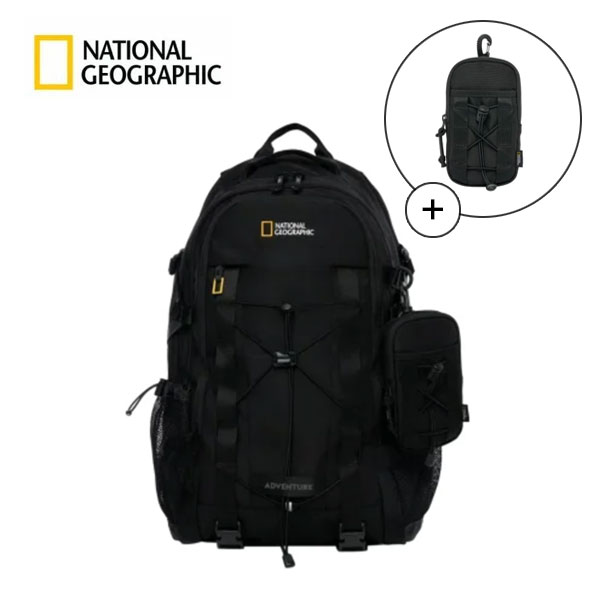 ＼海外限定モデル／【NATIONAL GEOGRAPHIC】フュージョンリュック サック N261ABG100 ナショナルジオグラフィック（大容量 バックパック 小物 ケース 付き ポケット 内ポケ 仕切り 通学 通勤 旅行）【予約商品】【正規品】【送料無料】