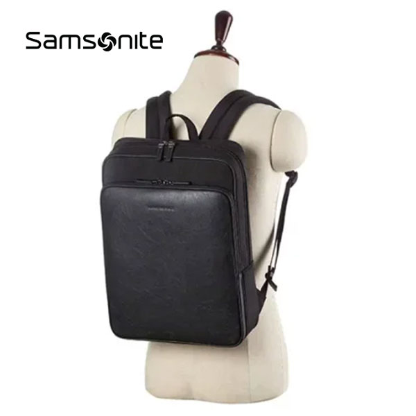 【SAMSONITE】サムソナイト BARNET バーネット リュックサック ブラック(リュック バッグパック トート 仕切り ポケット ビジネス バッグ パソコン a4 大容量)【海外デザイン】【予約商品】【正規品】【送料無料】|ラグゼアンダーウェアショップ