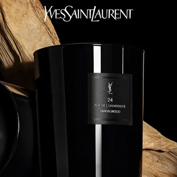 ＼バイヤーいちおし！／【YVES SAINT LAURENT】イヴ サンローラン YSL ル ヴェスティエール デ パルファム 24 キャンドル / LE VESTIAIRE DES PARFUMS 24 CANDLE（220g ろうそく 蝋燭 芳香 ルームキャンドル インテリア プレゼント ギフト）【正規品】【送料無料】