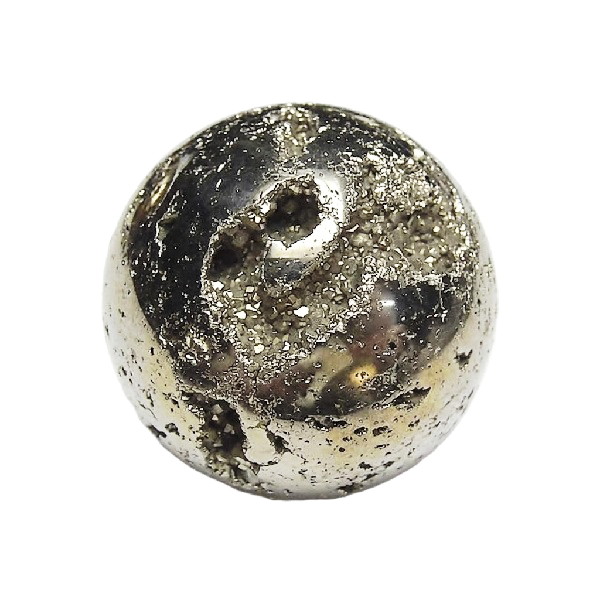 丸玉 パイライト Pyrite 黄鉄鉱 40～47mm玉 １個売り 天然石 原石 置き石 インテリア 風水 パワーストーン