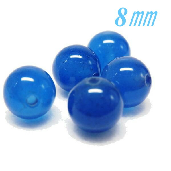 楽天市場】ブルーアゲート 青瑪瑙 4mm 1連 約38cm 半連 約17cm 天然石