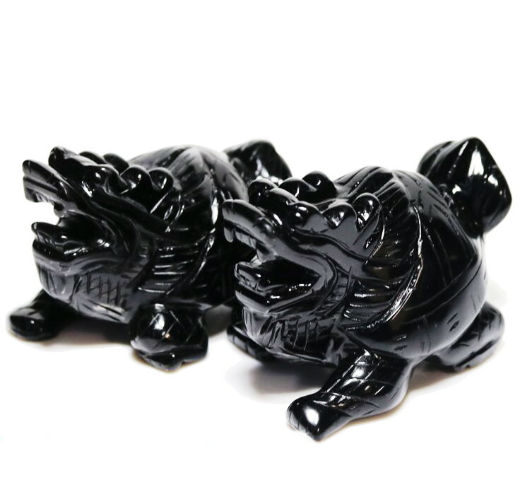 楽天市場】オブシディアン 彫刻 龍亀（ロングイ） （ゴールデン