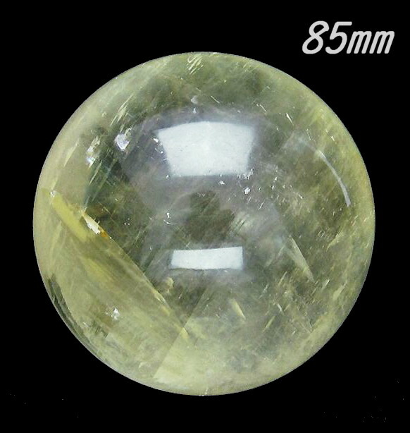 楽天市場】限定1点物 カルサイト 丸玉 イエローカルサイト