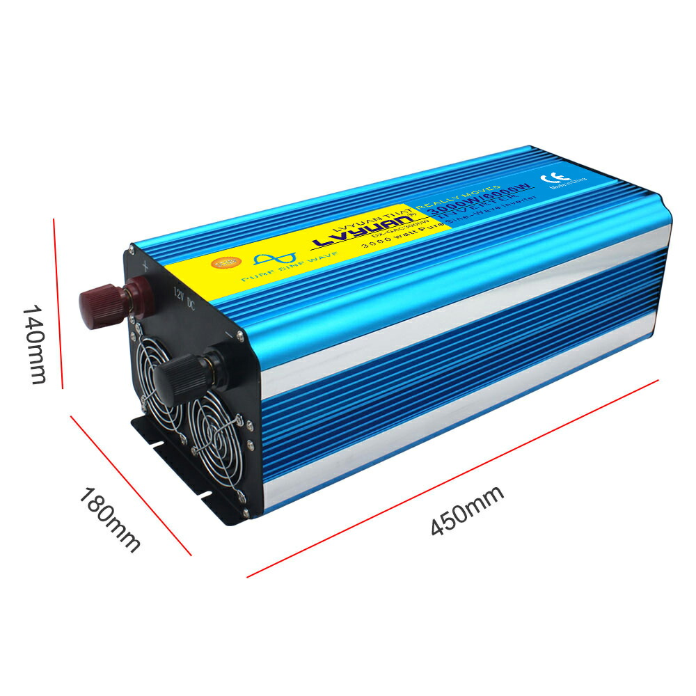 としての 楽天市場 永久保証 インバーター 正弦波 12v 100v 3000w 最大6000w Dc Ac 50hz 60hz切替 直流 交流 カーインバーター 車中泊グッズ スマホ充電 アウトドア 太陽光発電 緊急 防災用品 キャンプ 自 ャットダウ