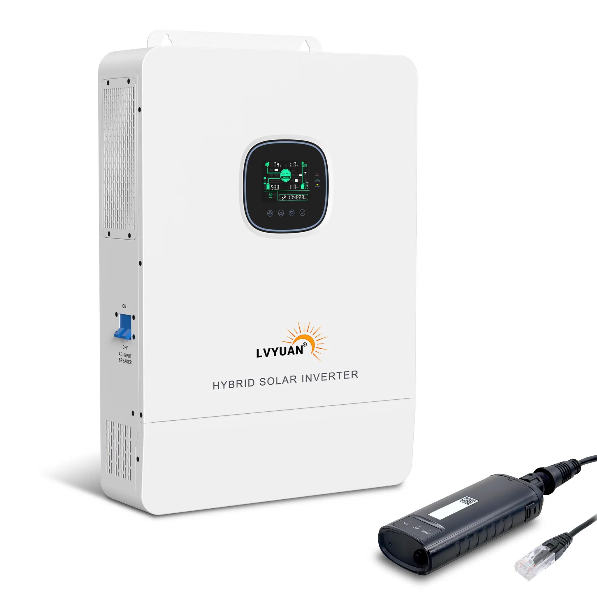 【15％OFFクーポン配布中】LVYUAN（リョクエン） MPPT 10KW 10000W 正弦波 オフグリッド ハイブリッド インバーター 48Vバッテリー対応 並列と直列可ソーラーインバーター充電器 ソーラーチャージインバーター PV充電電流 200A 134,999円