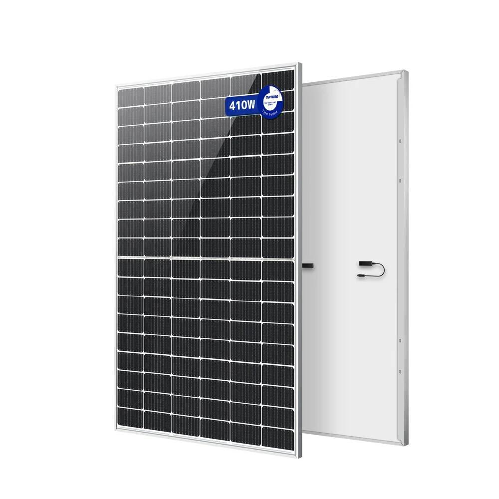 【15％OFFクーポン配布中】LVYUAN 単結晶ソーラーパネル シルバー 410W LY4M410H54(H)-410W