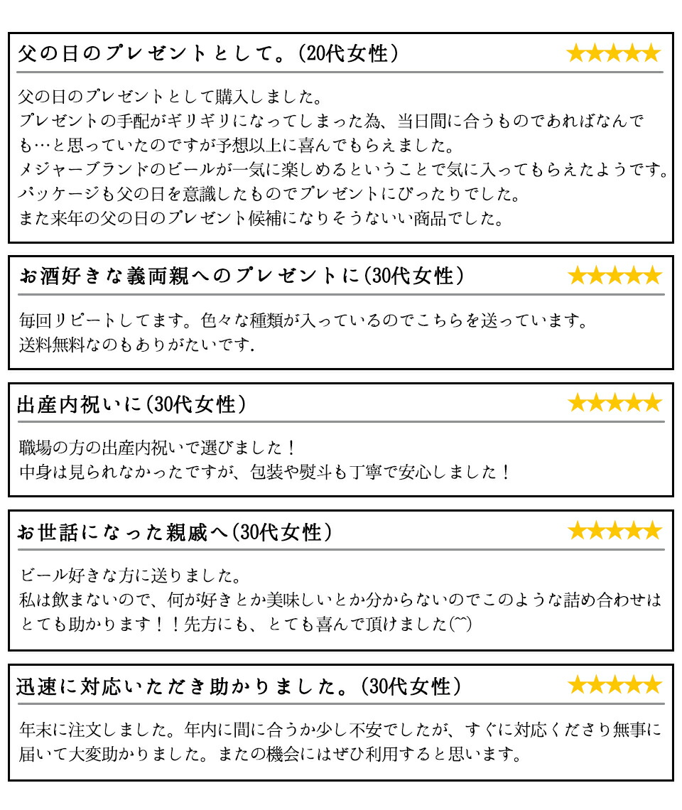 楽天市場 お歳暮 ギフト ギフト おつまみ ビール 詰め合わせ ６種 ギフト セット レビュー書いてクーポン キャンペーン お酒 ビール つまみ ギフト セット 一番搾り エビス プレミアムモルツ 内祝い お返し お供え 飲み比べ 詰め合わせ ギフト ビール 飲み比べ