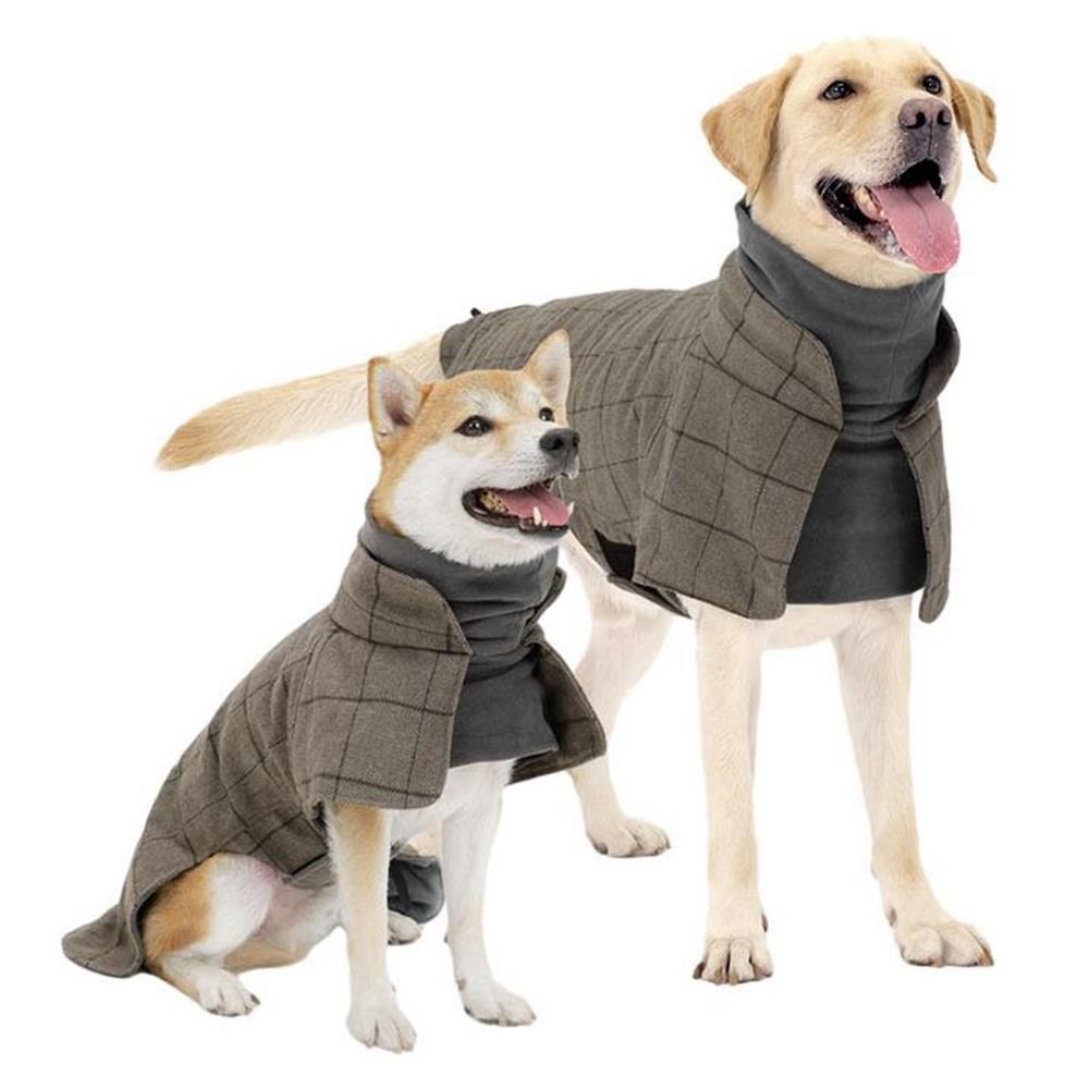 【今日このごろ制限事項、超買得30％OFFクーポン券、2度汐どき皆無】犬服 冬用 犬用厚地の外套 大型犬 綿服 犬用成人男性服 ドッグウェア 雨合羽 防寒 防風防雪 二重織 保温綿入れ 着脱飾り気のない 小型犬 中型犬 上衣式 寒冬打つ手 好いたらしい 生あたたかい 手あそびプードル 柴犬
