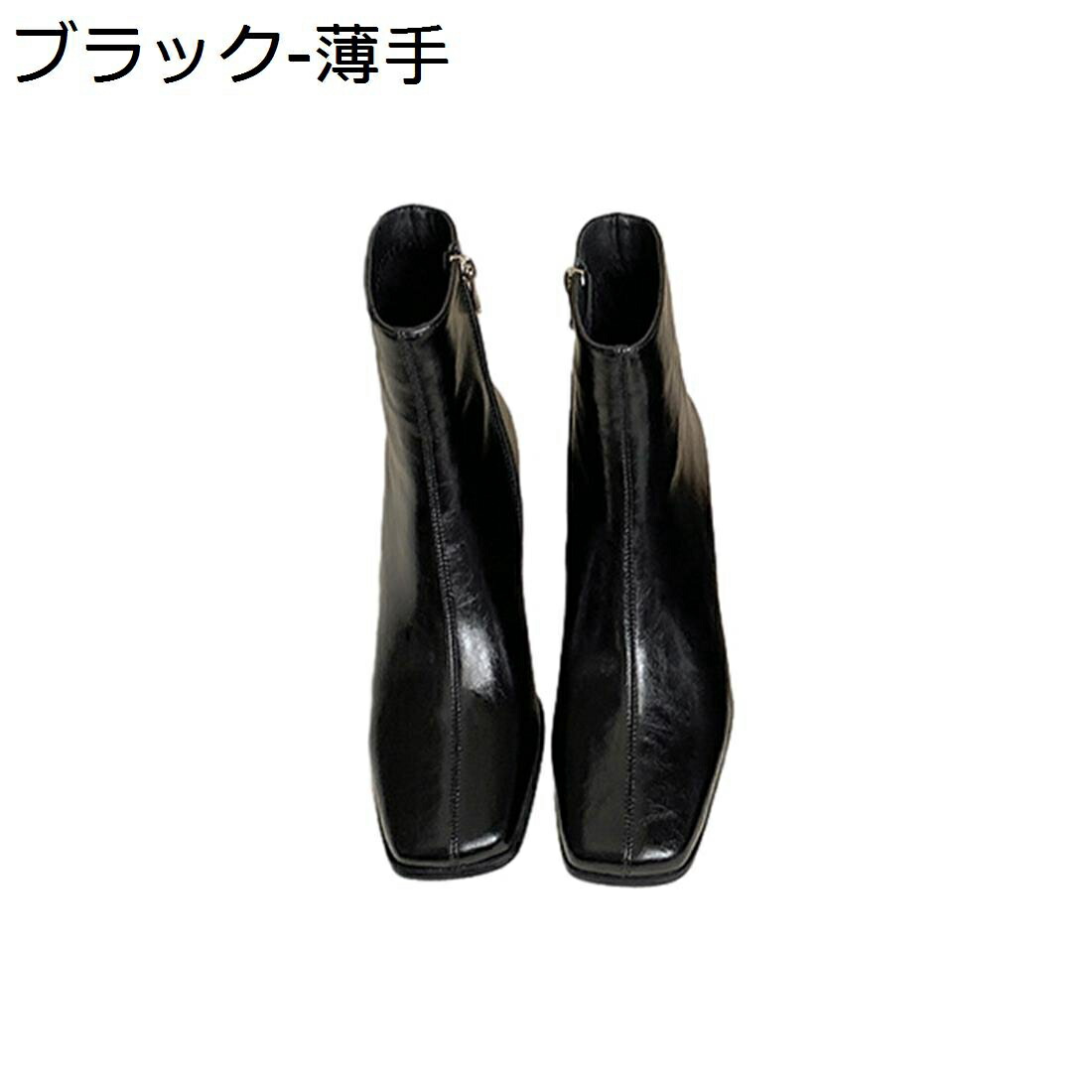【全店通用25％OFFクーポン】ショートブーティー 牛革 レディース靴 ブーツ 冬用 スクエアトゥ ヒール6cm ショート ファッション きれいめ 防寒 歩きやすい 疲れにくい 軽量 美脚 入学式 卒業式 ビジネス 通勤オフ｜大森麗萱