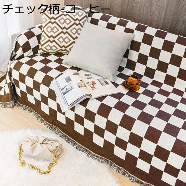 【全店通じる25％OFFクーポン券】マルチ覆いかぶせる 寝いす覆いかぶせる 格好のいい 北欧 照合のしるし柄 130×180コマーシャル 両面使える フリンジ付き添い人 寝いす 大判 四角四面 矩形 1 2 3人掛け 洗える キズ押しとどめる 犬猫打つ手 ブランケット 愛玩動物河馬