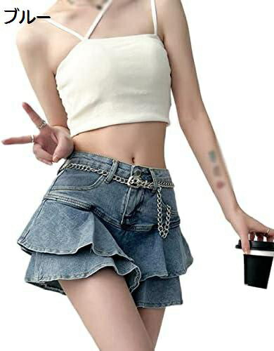 【今日このごろ押さえる、超買得30％OFF引き換え証、2度潮どき皆無】レディース ジーンズスコート ミニ スコート 好いたらしい 着痩せ 大層らしい大きさ A伝達ルート 心地よい ハイウェス 春夏 人魚 遊撃手丈 ひざ上 通学 脚長成り行き 美脚 ミニスカート ボトムス