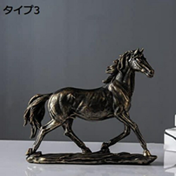 楽天市場】リアル 馬の彫像 置き物 ポリレジン 風水 開運 装飾品 玄関
