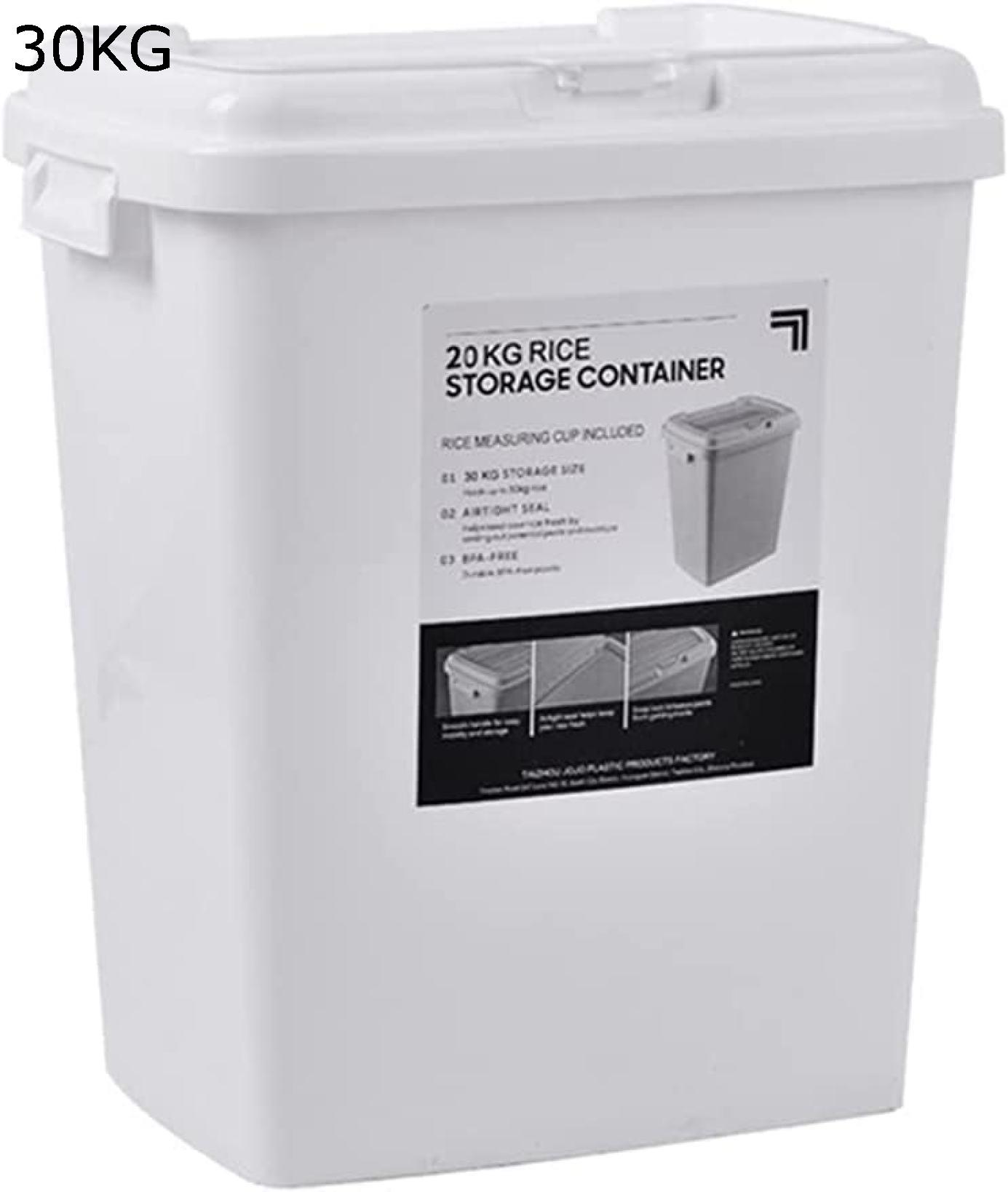 【全店通用25％OFFクーポン】米びつ 30kg 米保存器 計量カップ ふた 洗える 防虫 防湿 米?豆?穀粉保存容器 密閉容器 キッチン収納 鮮度保持 キッチン用品 お手入れ簡単防虫?防湿 収納 圧力を恐れない 保存容器 収｜大森麗萱