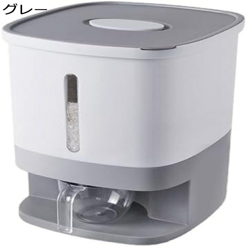 【25%OFFクーポン】米びつ 米櫃 こめびつ 保存容器 ライスストッカー ライスボックス 米入れる容器 お米ケース お米入れ 収納 おしゃれ 大容量 耐熱 密閉 穀物 キッチン収納 コーヒー豆貯蔵 虫除け 家庭用 豆 10KG 防湿 残量見える 小麦粉