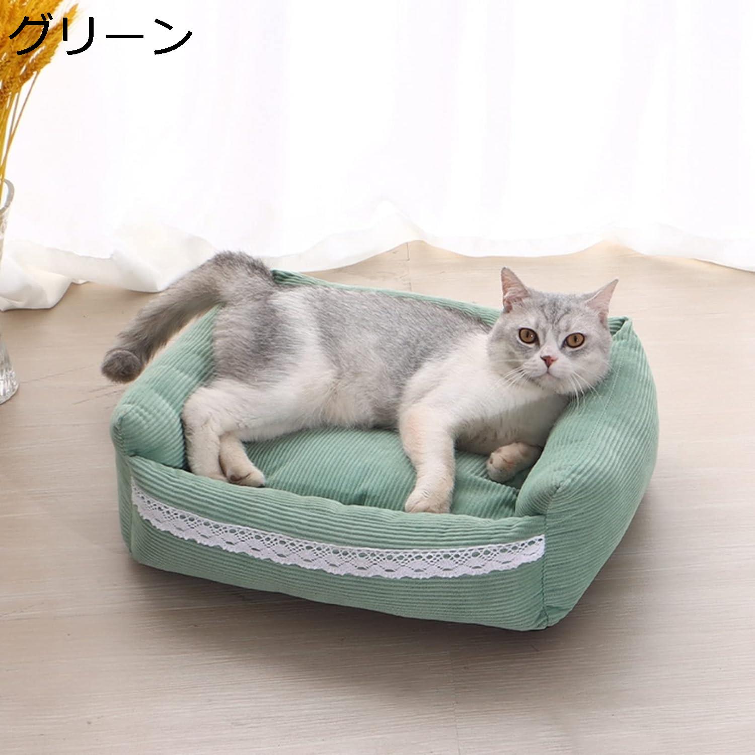 【今日このごろ押さえる、超買得30％OFF引き換え証、2度潮どき皆無】愛玩動物寝台 猫 犬 座布団 通年使える ふわふわ 真四角型 寝心地 猫用寝台 オール時期 好いたらしい パステル色の 洗える ひと休み場 中型犬用 犬 M 猫用寝台 赤いこと 愛玩動物用寝袋 キャ