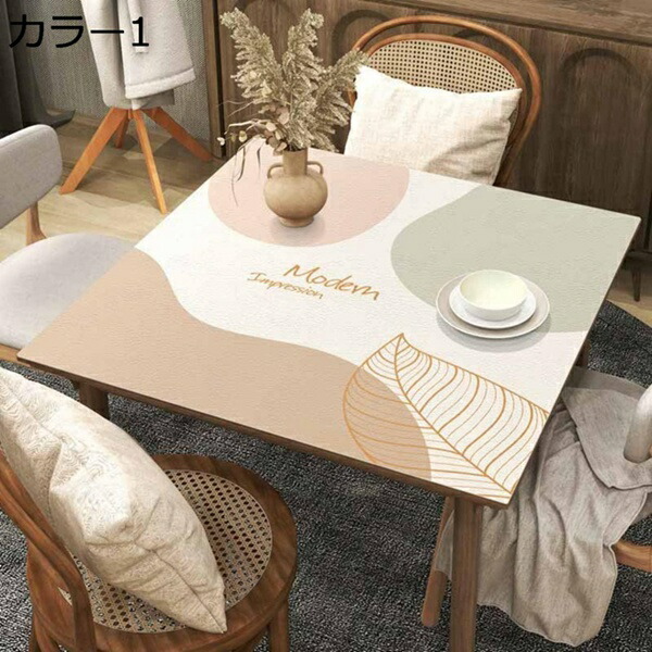 【今日このごろ押さえる、超買得30％OFFクーポン券、2度汐合い絶無】テーブルクロス 雨合羽 中華風 PUなめし革 パステル色の INS風 時刻表つや消し PVC製 撥水 すべり止め 丸テーブルクロス 家用 お役目用 時刻表覆いかぶせる 汚れた状態つきにくい 学習机つや消し 耐久 ハラ