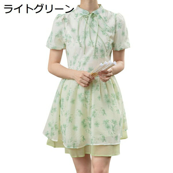 ワンピース レディース 夏 ミニ 半袖 ドレス S～XL 可愛い おしゃれ 柔らかい 着痩せ 普段着 日常 通学 通勤 カジュアル エレガント サマードレス リゾートワンピース