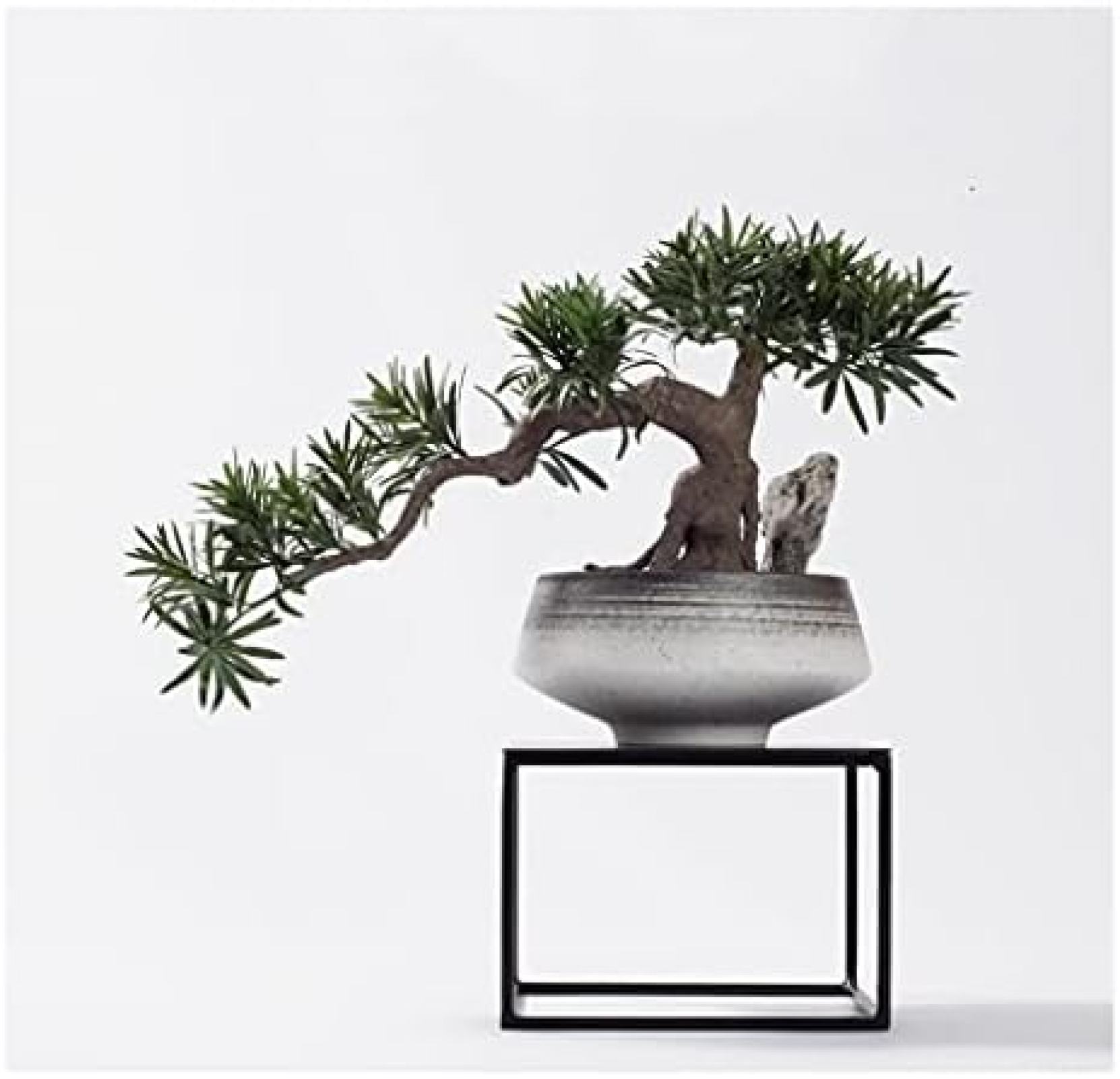 人工観葉植物 リビングルームの人工木の装飾セラミック植木鉢家のリビングルームの植木鉢の人工盆栽の木の偽のセラミックの鉢植えの木の装飾 人工盆栽｜大森麗萱