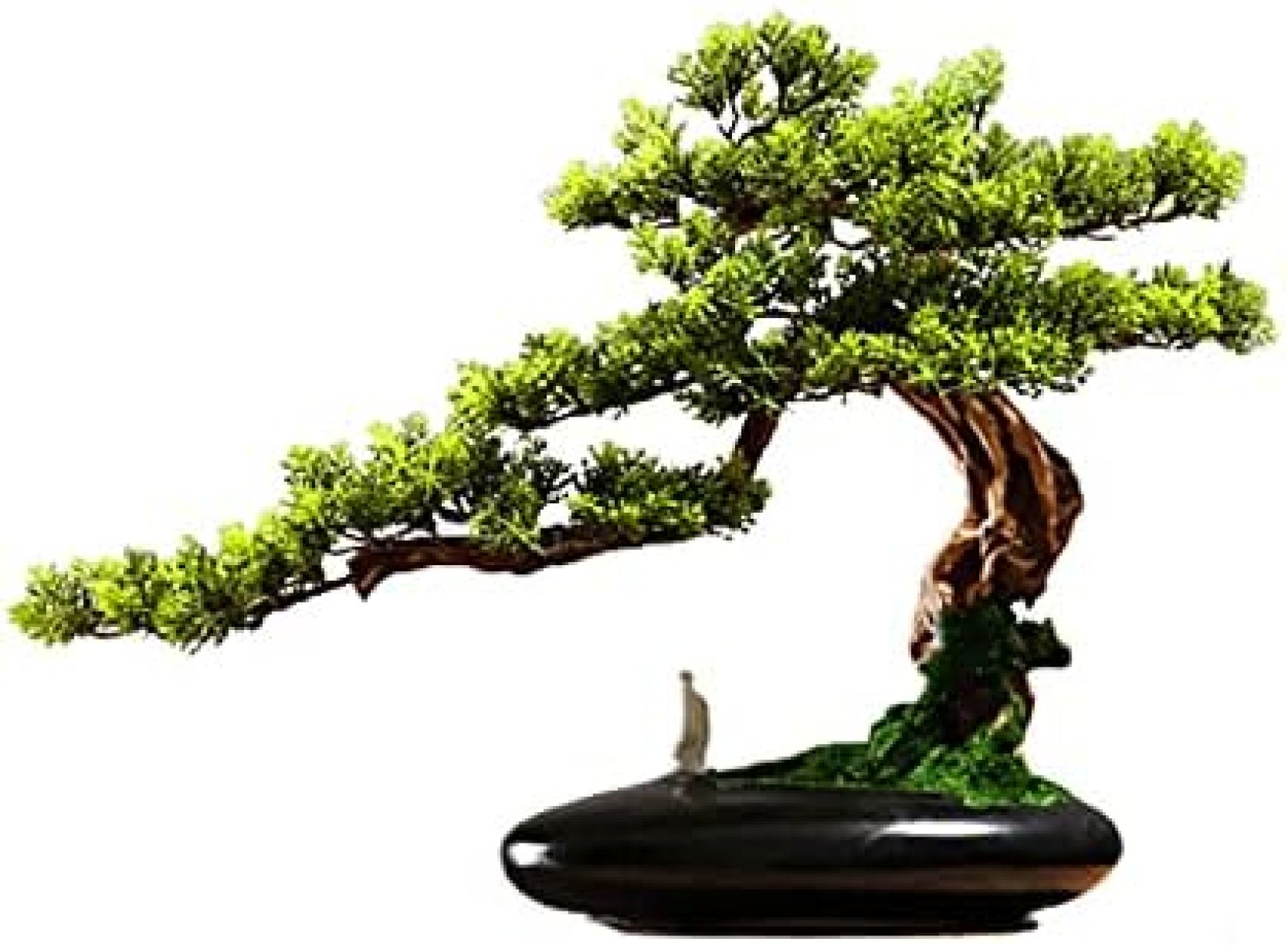 偽物の植物/人工樹木 人工盆栽松の木、13インチのフェイク植物、偽の木の鍋の装飾品机の陳列のための杉の盆栽工場 人工観葉植物｜大森麗萱 28,068円