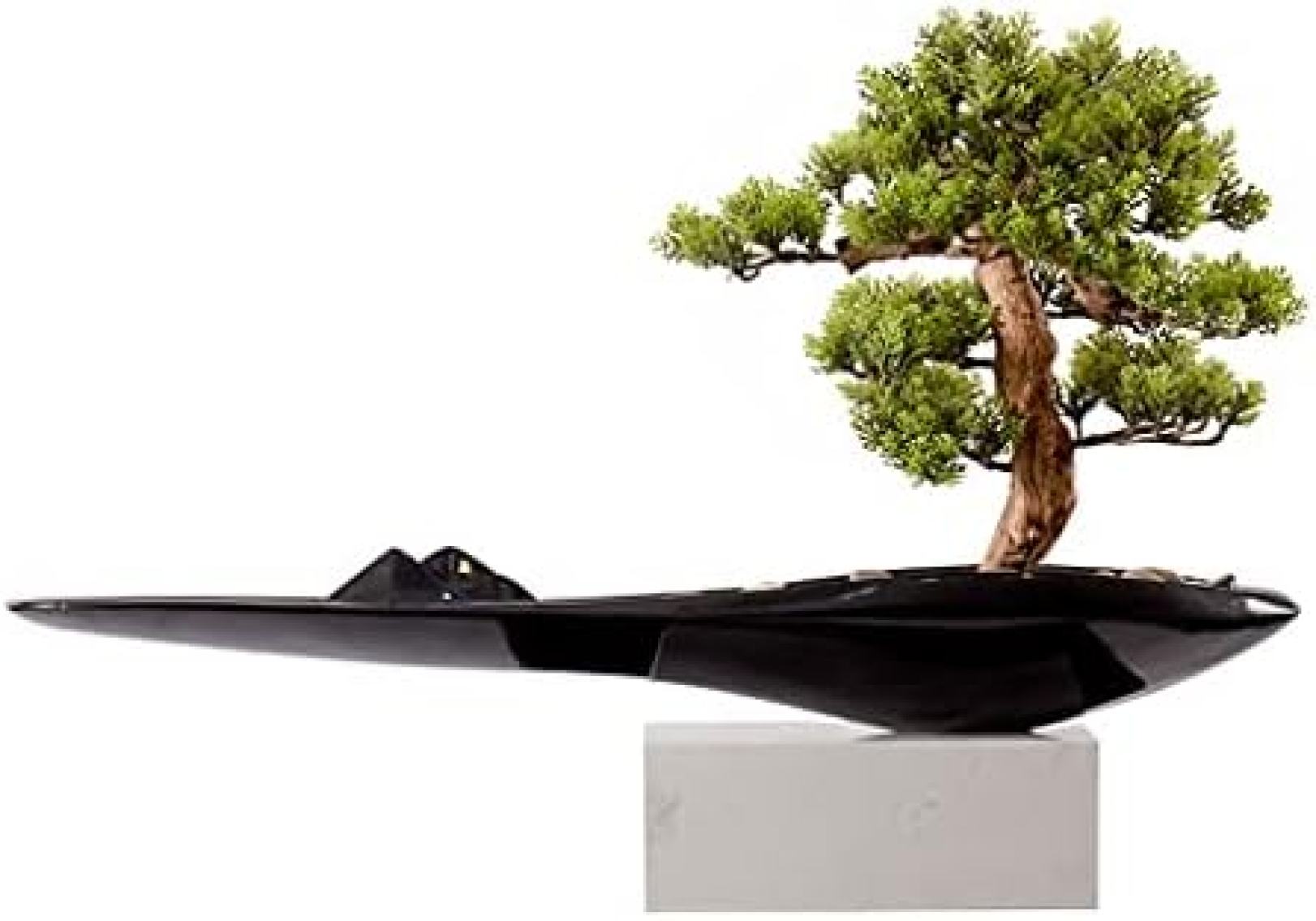 人工盆栽 人工盆栽の木のシミュレーション松の木の偽の緑の植物盆栽さまようようこそ屋内ポーチホテルフロントデスクの装飾に適した 人工観葉植物|大森麗萱