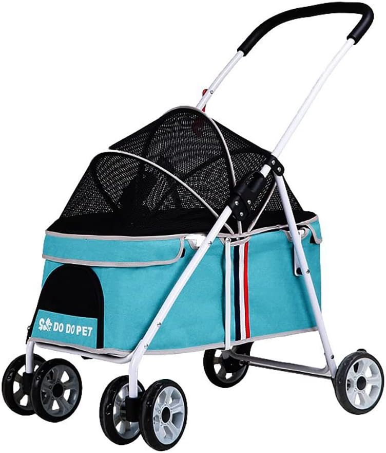 【全店通用25%OFFクーポン】ペットカート 猫犬兼用 バギー 多頭用 カート 小型犬 中型犬 360°回転 犬用ベビーカー 3way 折りたたみ 四輪 介護用 お出かけ 軽量 組み立て簡単 前輪360°回転 後輪ブレーキ付|大森麗萱