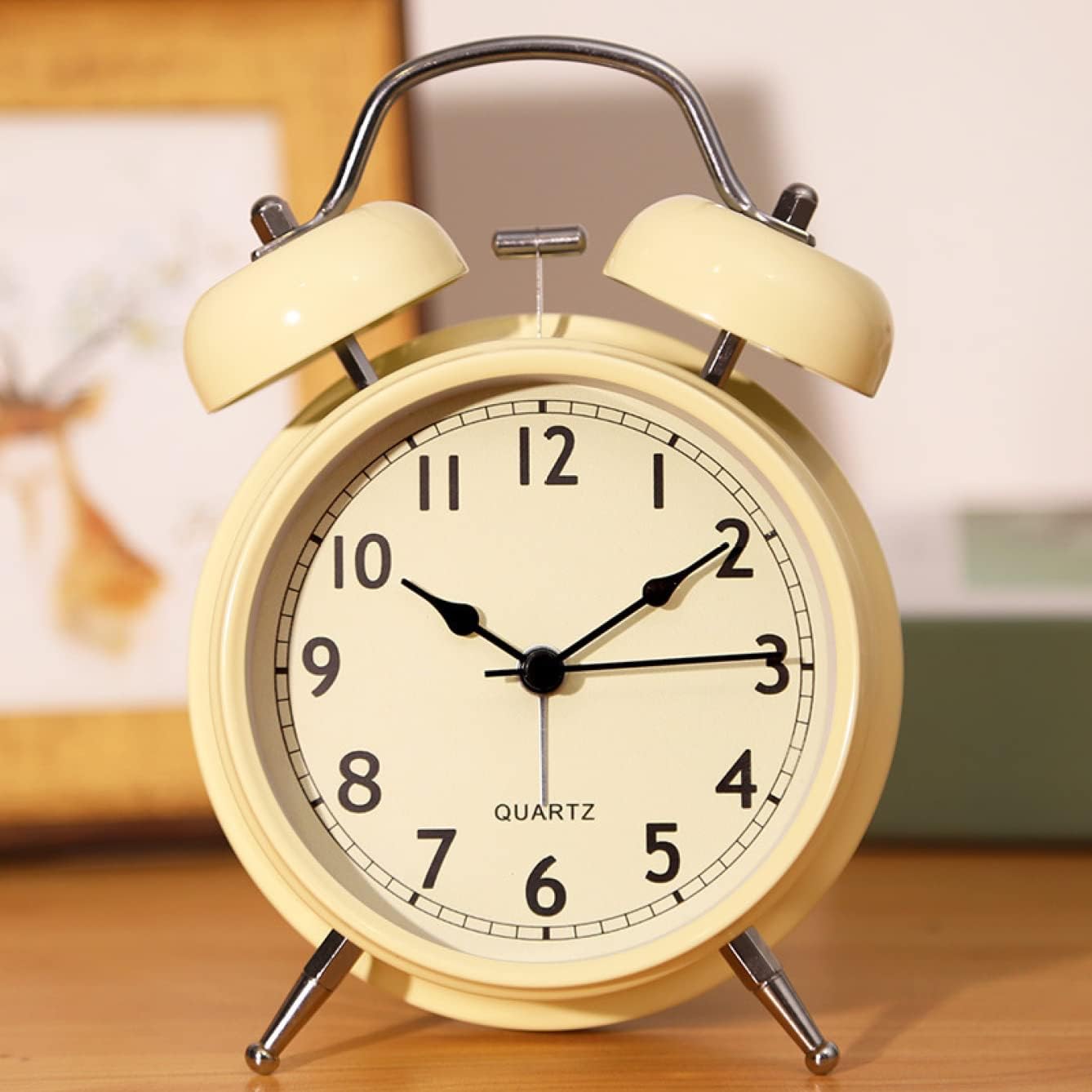 楽天市場】アナログ目覚まし時計 ツインベル レトロ メタル 金属 4